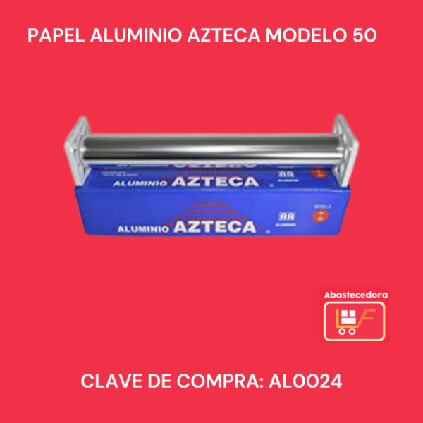 Papel Aluminio Azteca Modelo 50