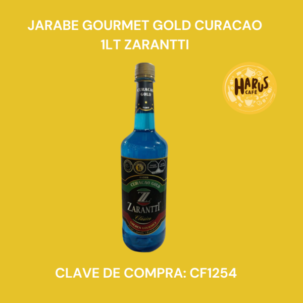 Jarabe Gourmet Gold Curacao 1Lt Zarantti