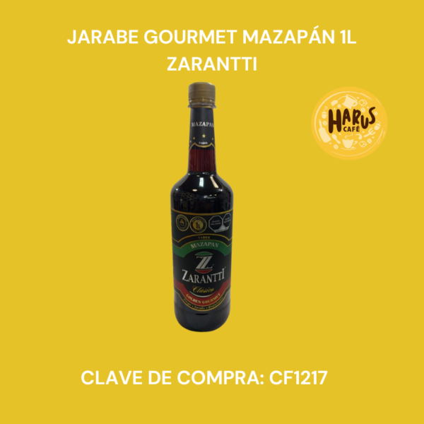 Jarabe Gourmet Mazapán 1Lt Zarantti