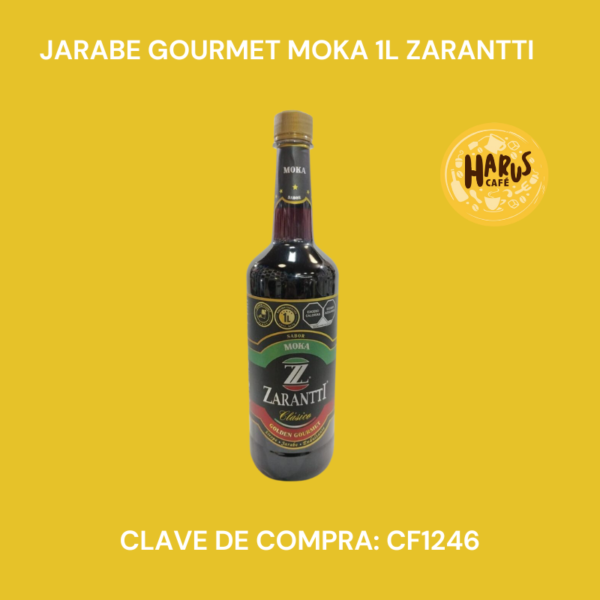 Jarabe Gourmet Moka 1L Zarantti