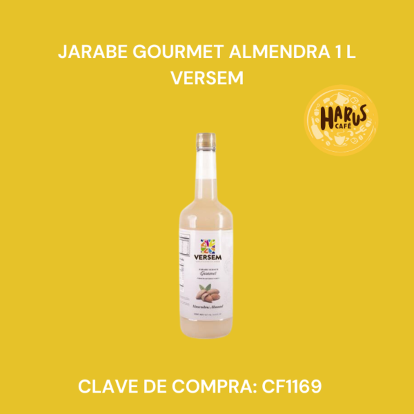 Jarabe Gourmet Almendra 1L Versem