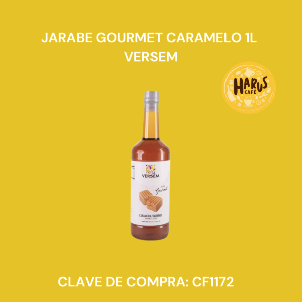 Jarabe Gourmet Caramelo 1L Versem