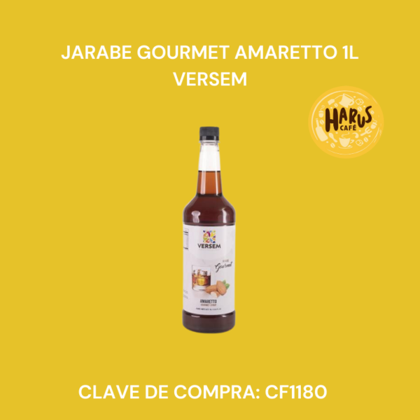 Jarabe Gourmet Amaretto 1L Versem