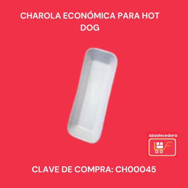 Charola Económica para Hot Dog