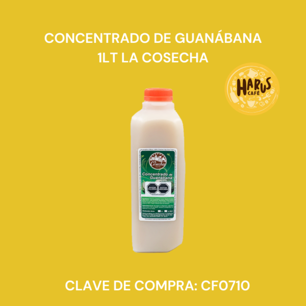 Concentrado de Guanábana 1L La Cosecha