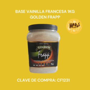 Base Vainilla Francesa 1kg Golden Frapp