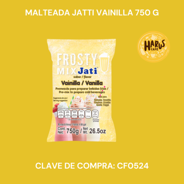 Malteada Jati Vainilla 750 g
