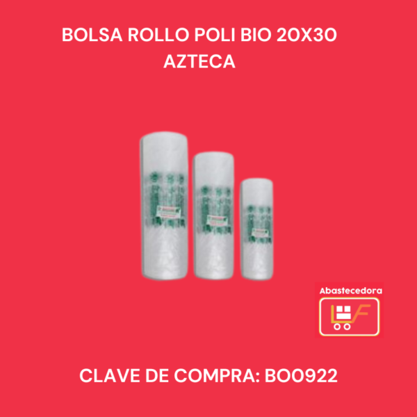 Bolsa Rollo Poli Bio 20x30