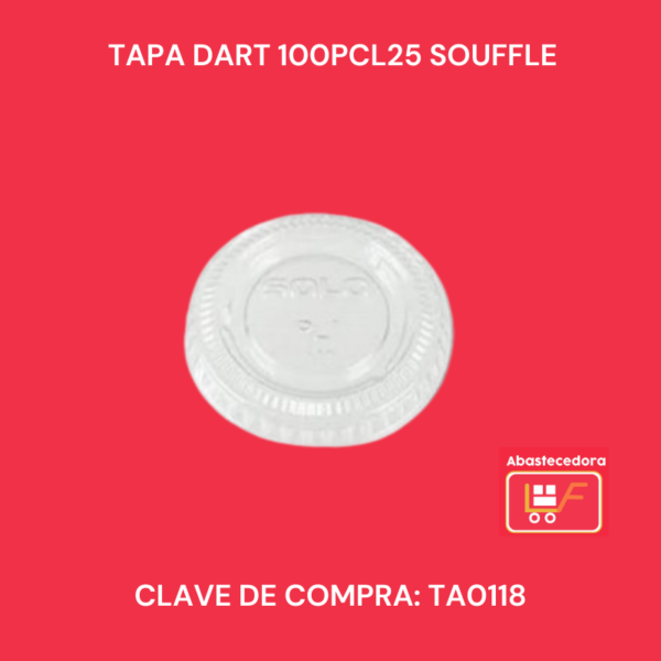 Tapa Dart 100PCL25 Souffle