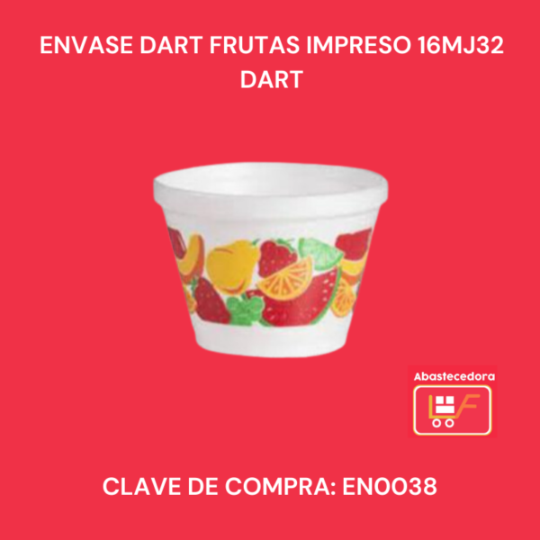 Envase Dart Frutas Impreso 16MJ32 Dart