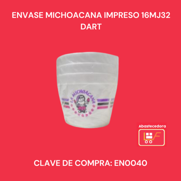 Envase Michoacana Impreso 16MJ32 Dart