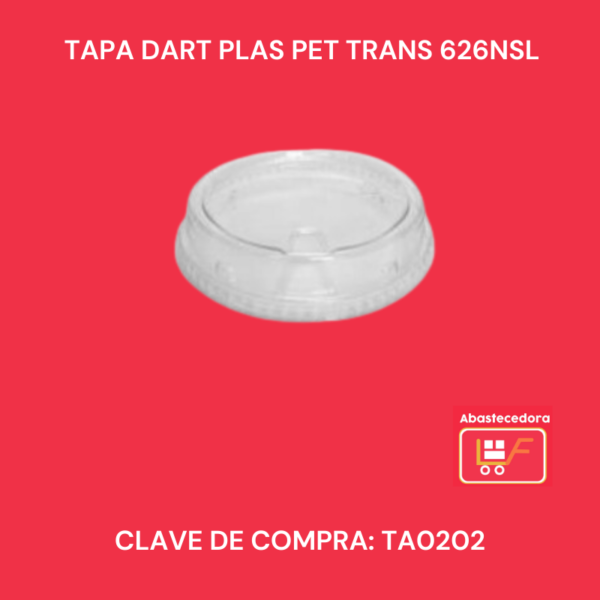 Tapa Dart Plas Pet Trans 626NSL