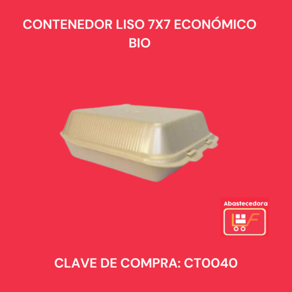 Contenedor Liso 7x7 Económico Bio