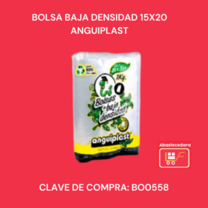 Bolsa Baja Densidad 15x20 Anguiplast