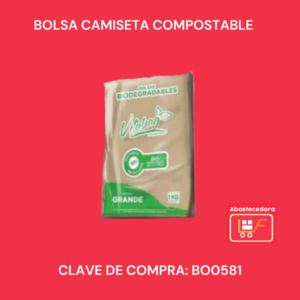 Bolsa Camiseta Compostable
