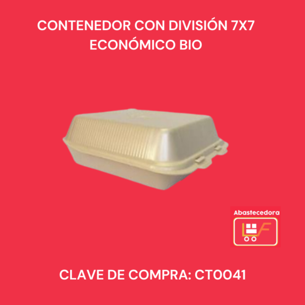 Contenedor Con División 7x7 Económico Bio