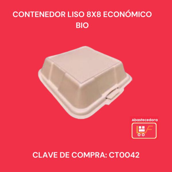 Contenedor Liso 8x8 Económico Bio