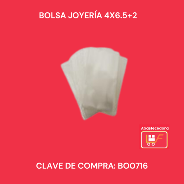 Bolsa Joyería 4x6.5