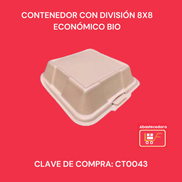 Contenedor con División 8x8 Económico Bio