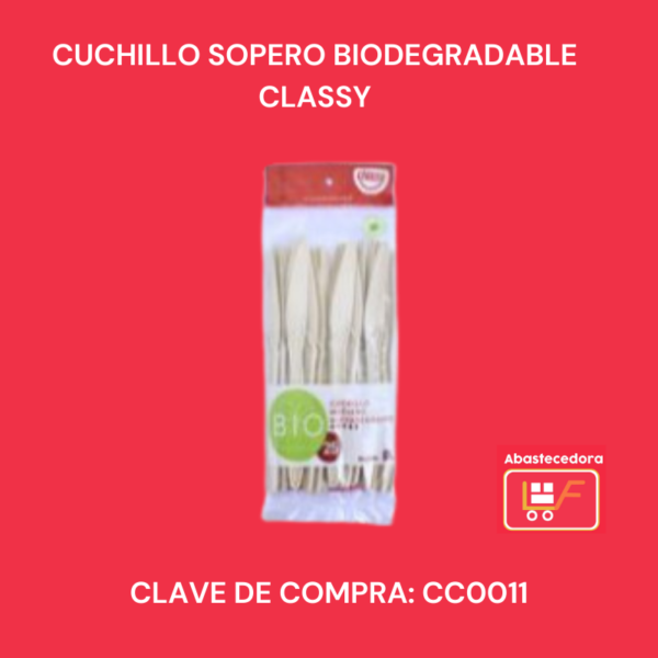 Cuchillo Sopero Biodegradable Classy