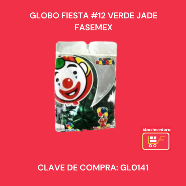 Globo Fiesta #12 Verde Jade Fasemex