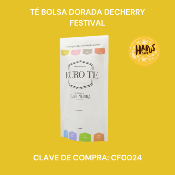 Té Bolsa Dorada Decherry Festival