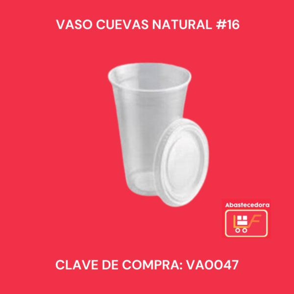 Vaso Cuevas Natural #16