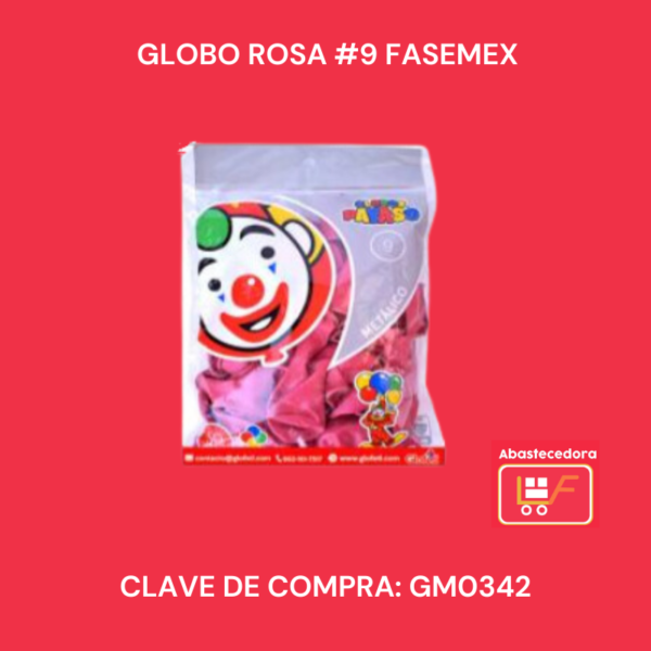 Globo Rosa #9 Fasemex