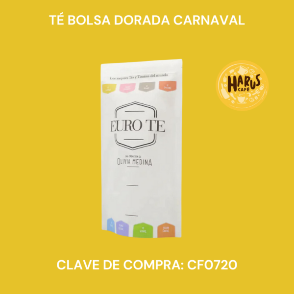 Té Bolsa Dorada Carnaval
