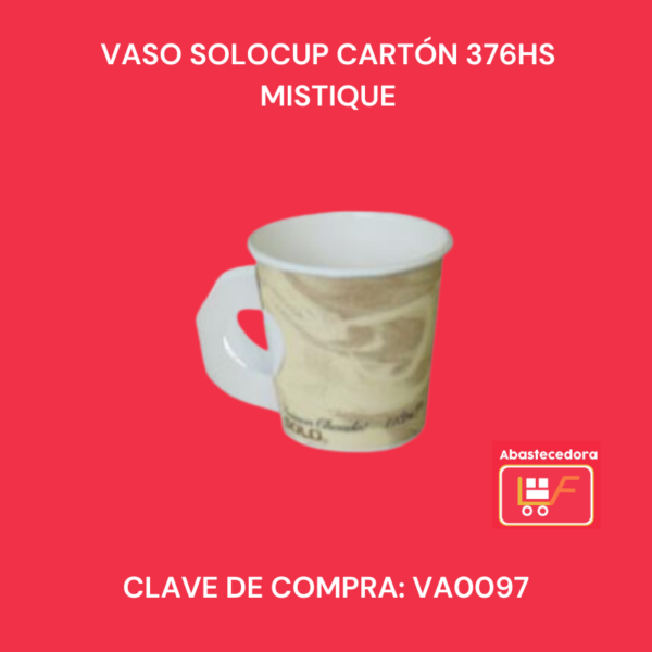Vaso Solocup Cartón 376HS Mistique