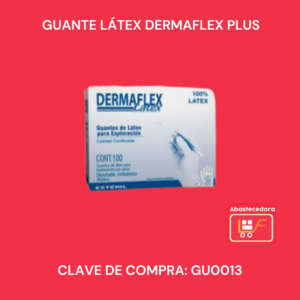Guante Látex Dermaflex Plus