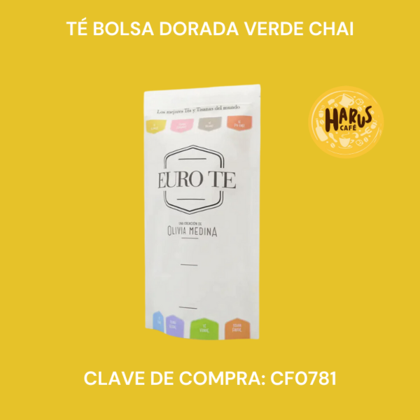 Té Bolsa Dorada Verde Chai
