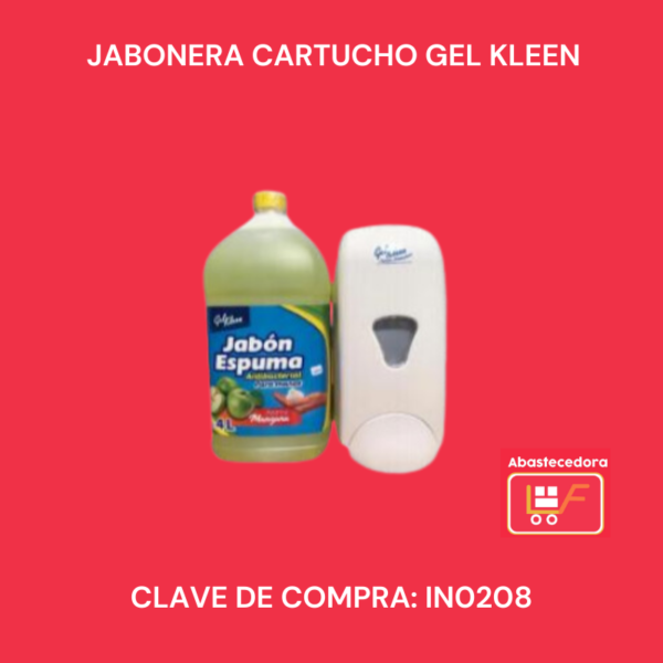 Jabonera Cartucho Gel Kleen