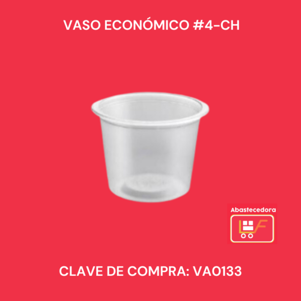Vaso Económico #4 CH