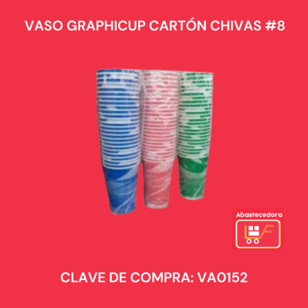 Vaso Graphicup Cartón Chivas #8