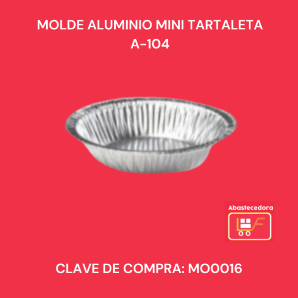 Molde Aluminio Minitartaleta A-104