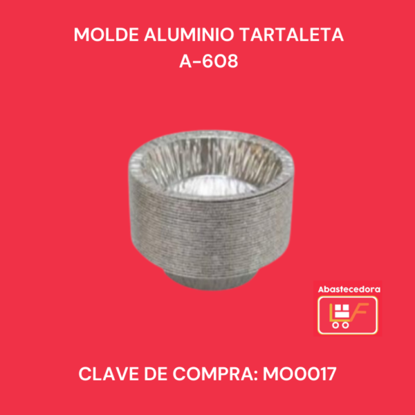 Molde aluminio Tartaleta A-608
