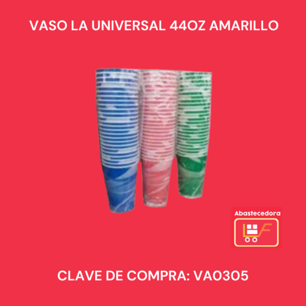 Vaso La Universal 44oz Amarillo