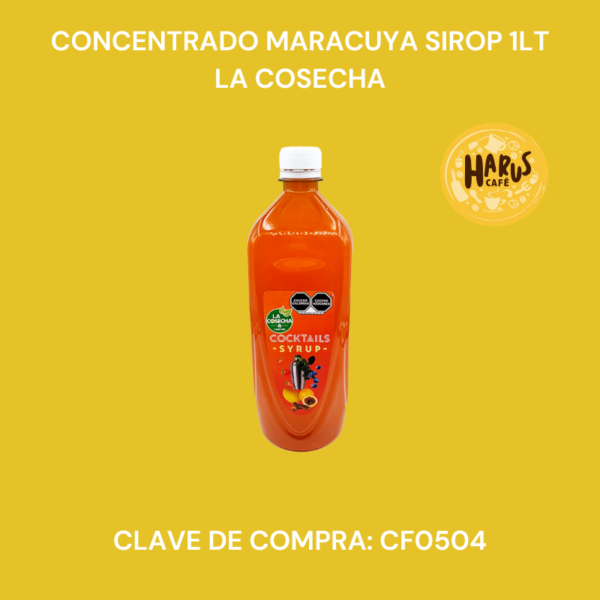 Concentrado Maracuyá Sirop 1lt La Cosecha