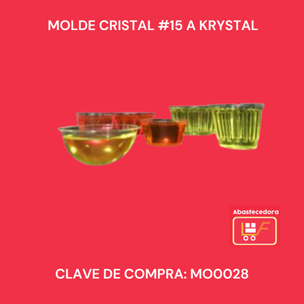 Molde Cristal #15 A Krystal