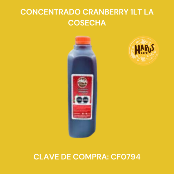 Concentrado Cranberry 1Lt La Cosecha