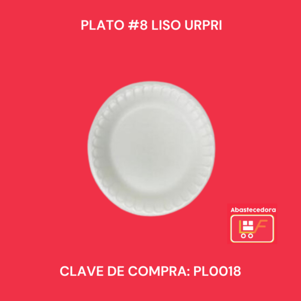 Plato #8 Liso Urpri