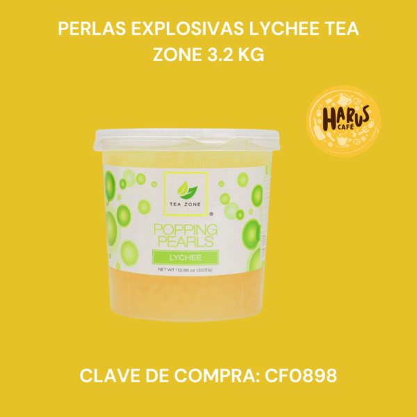 Perlas Explosivas Lychee Tea Zone 3.2kg