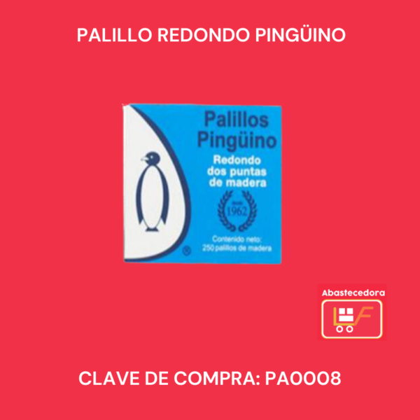 Palillo Redondo Pingüino