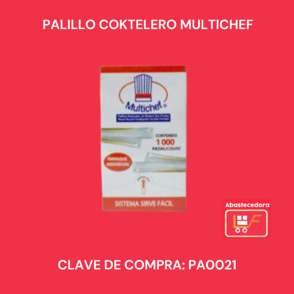 Palillo Coktelero Multichef