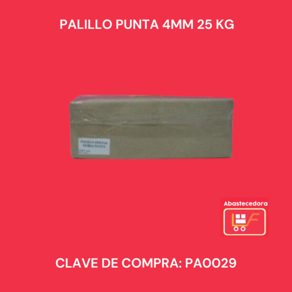 Palillo Punta 4mm 25 kg