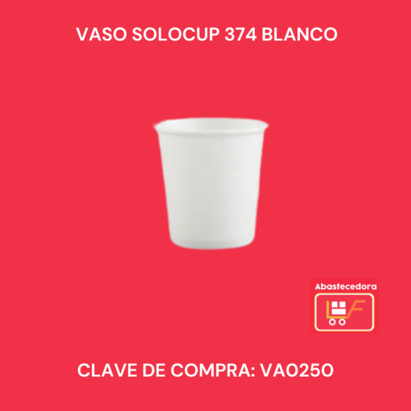 Vaso Solocup 374 Blanco