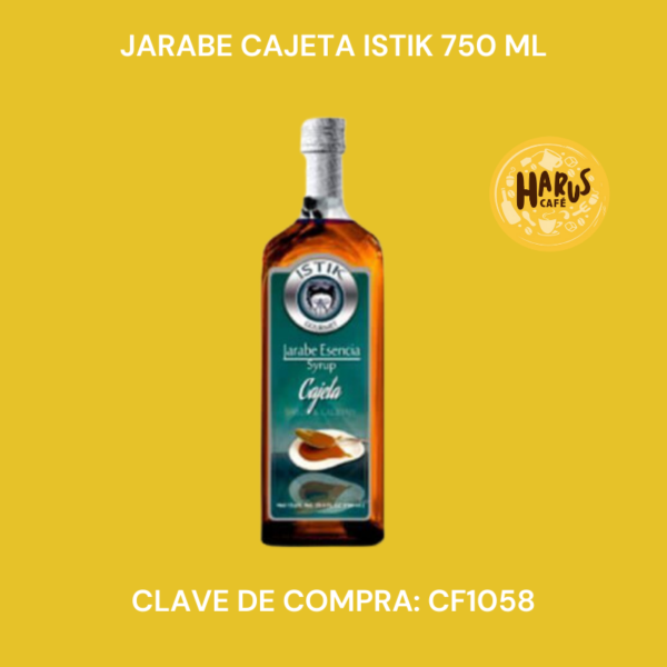 Jarabe Cajeta Istik 750 ml