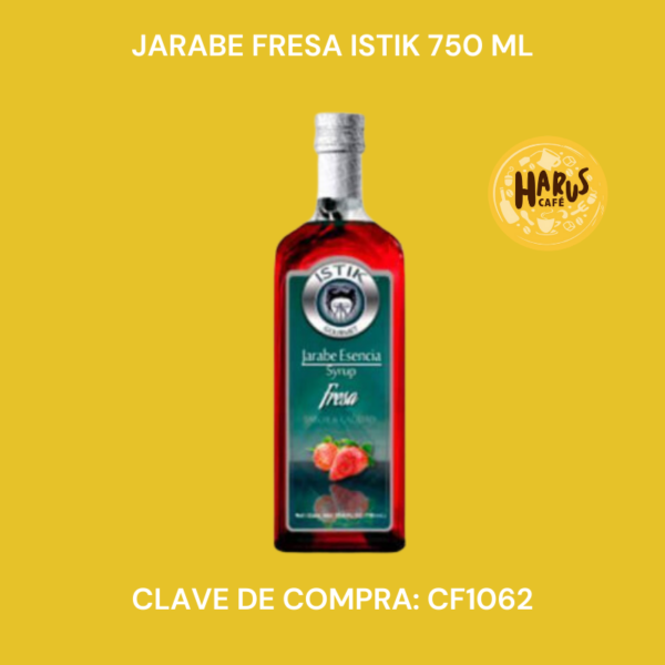 Jarabe Fresa Istik 750ml
