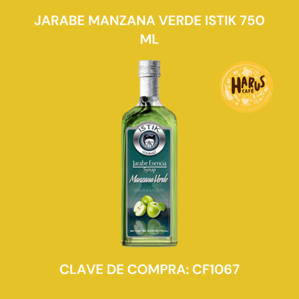 Jarabe Manzana Verde Istik 750ml